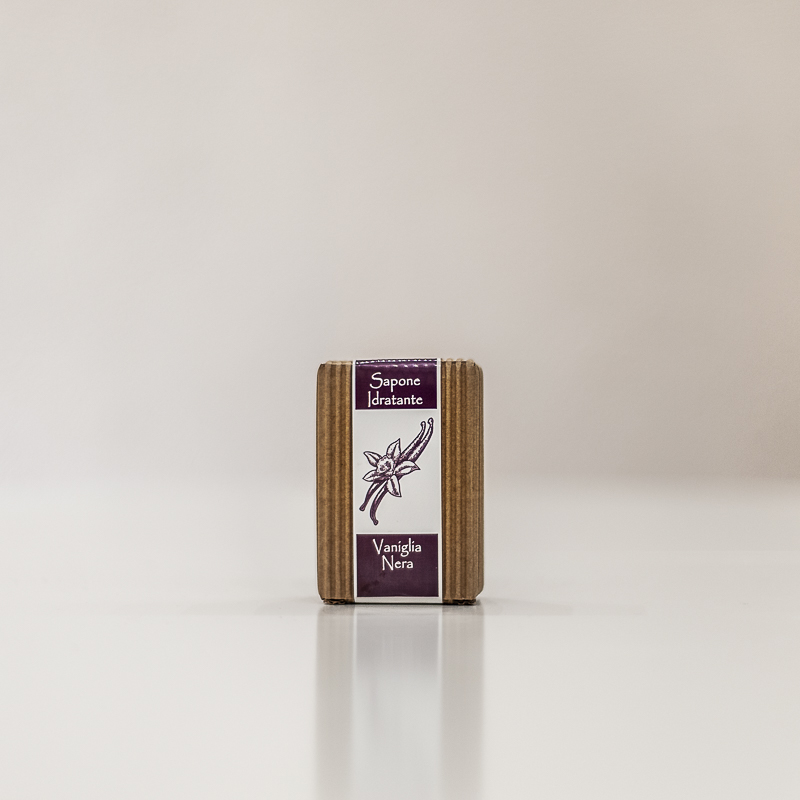 sapone artigianale vaniglia nera