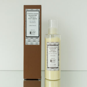 crema corpo sensoriale fieno e fiori alpini